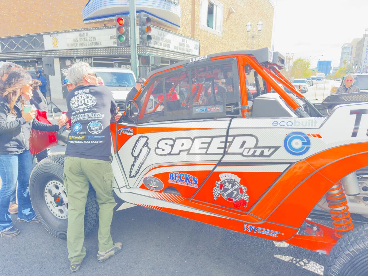 Speed UTV close-up showing custom build details